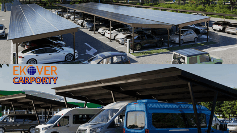 Carporty Amiston z magazynem energii – estetyka, oszczędność miejsca i nowoczesna technologia