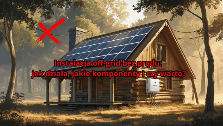 Instalacja off-grid bez prądu: jak działa, jakie komponenty i czy warto?