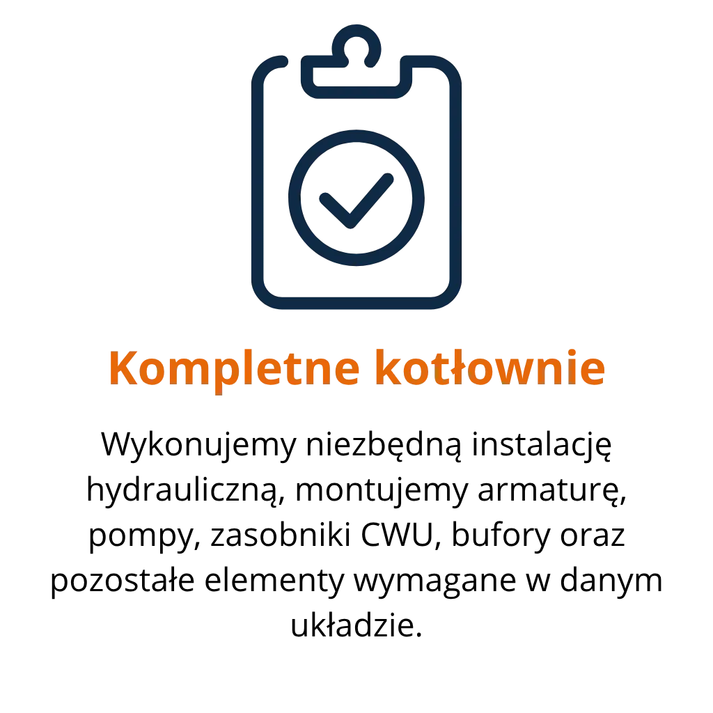 3 kompletne kotlownie