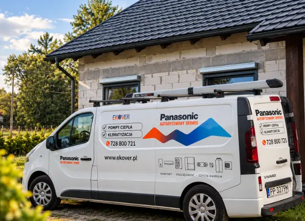 Samochód serwisowy EKOVER - autoryzowany serwis Panasonic
